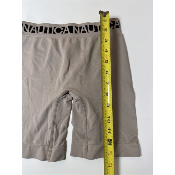 Nautica Taupe Boxer Briefs Size S Nylon/Spandex - Picture 2 of 5